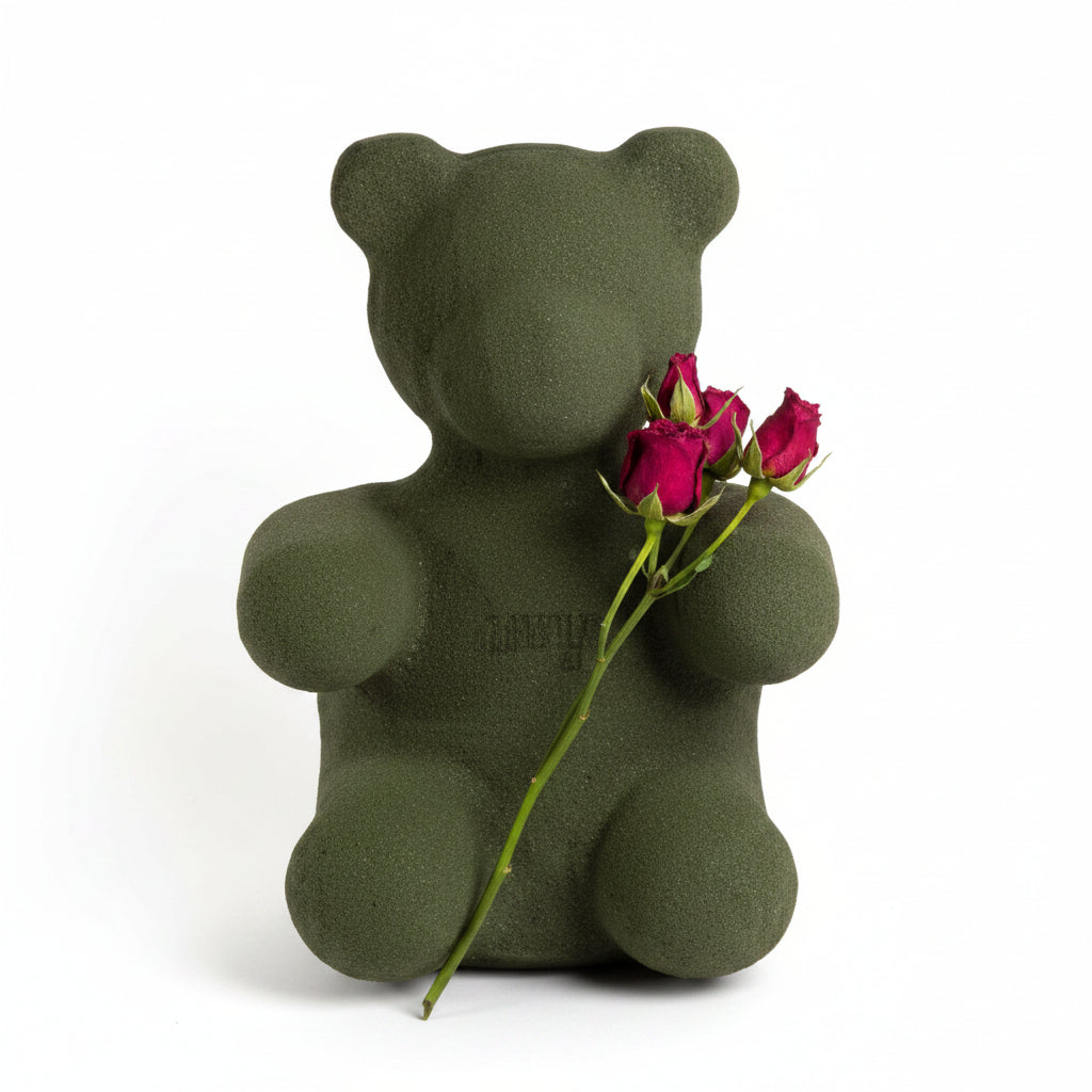 Oso de Espuma Floral 3D 🧸