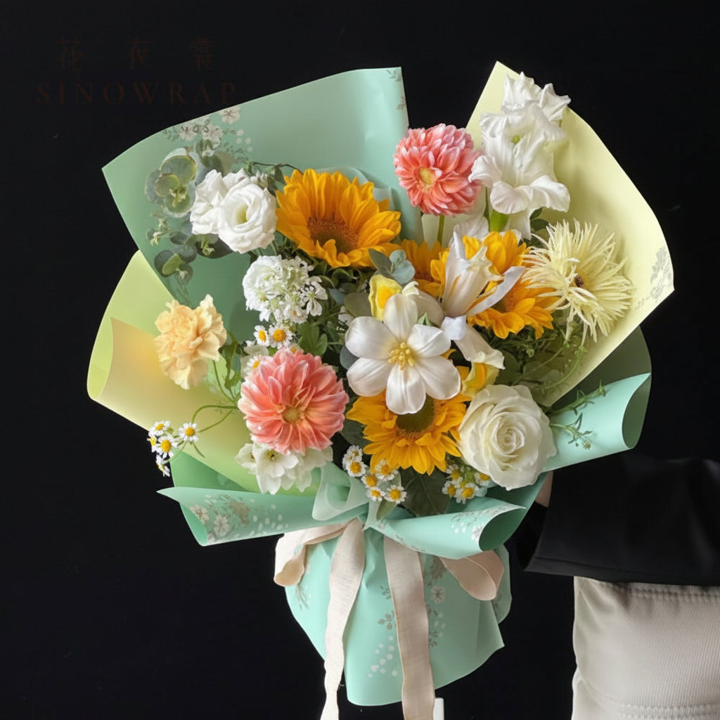 Papel Coreano Modelo "Flores Silvestres"