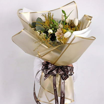 Papel Coreano Modelo "Traslucido con Borde"