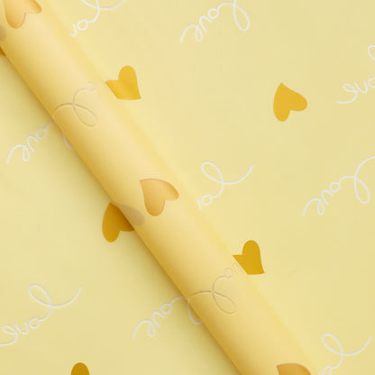 Papel Coreano Modelo Corazón Neón