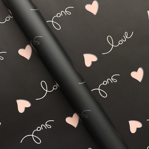 Papel Coreano Modelo Corazón Neón